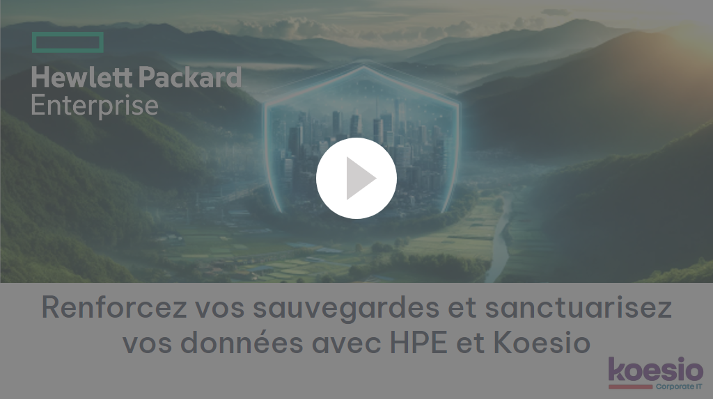 solutions HPE de sauvegarde et sanctuarisation des données